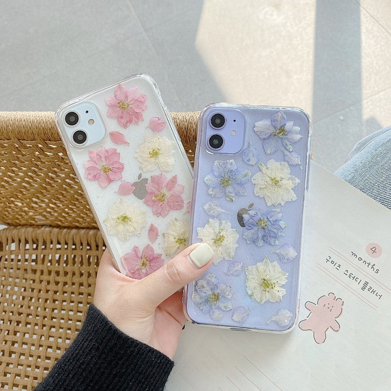 Hyuna handmade real flowers for OPPOreno5pro mobile phone case