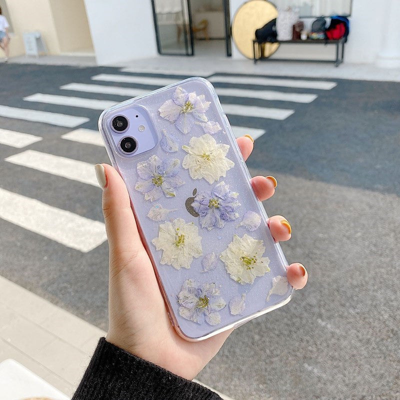 Hyuna handmade real flowers for OPPOreno5pro mobile phone case