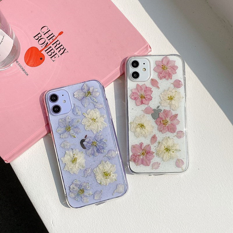 Hyuna handmade real flowers for OPPOreno5pro mobile phone case