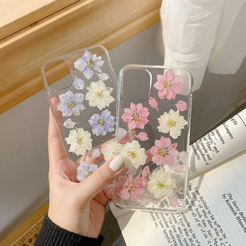 Hyuna handmade real flowers for OPPOreno5pro mobile phone case